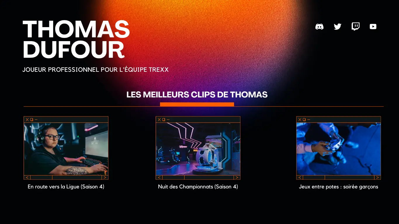 Exemple de page d’accueil simple et efficace pour site web